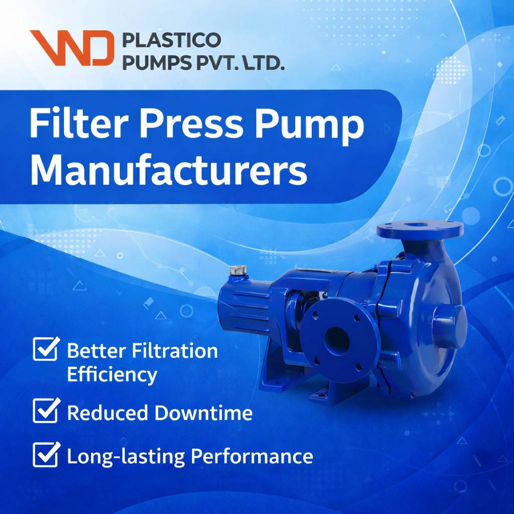 How to Find Trusted Filter Press Pump Manufacturers in India