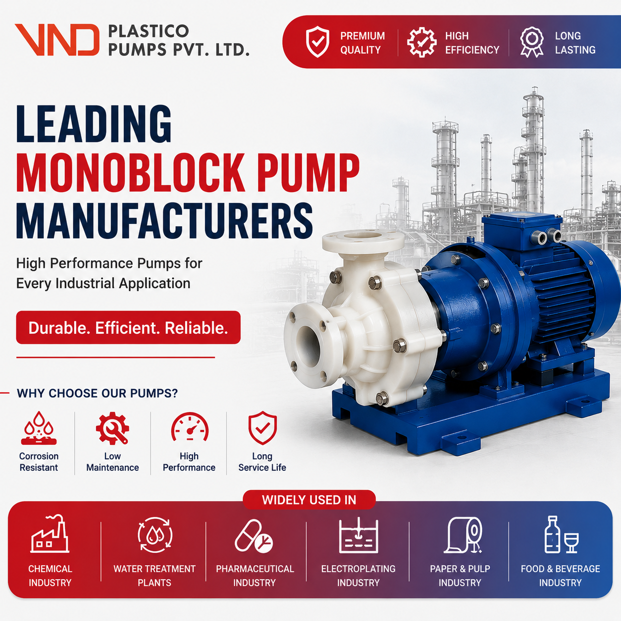 Best Monoblock Pump Manufacturers for Agriculture and Irrigation Needs