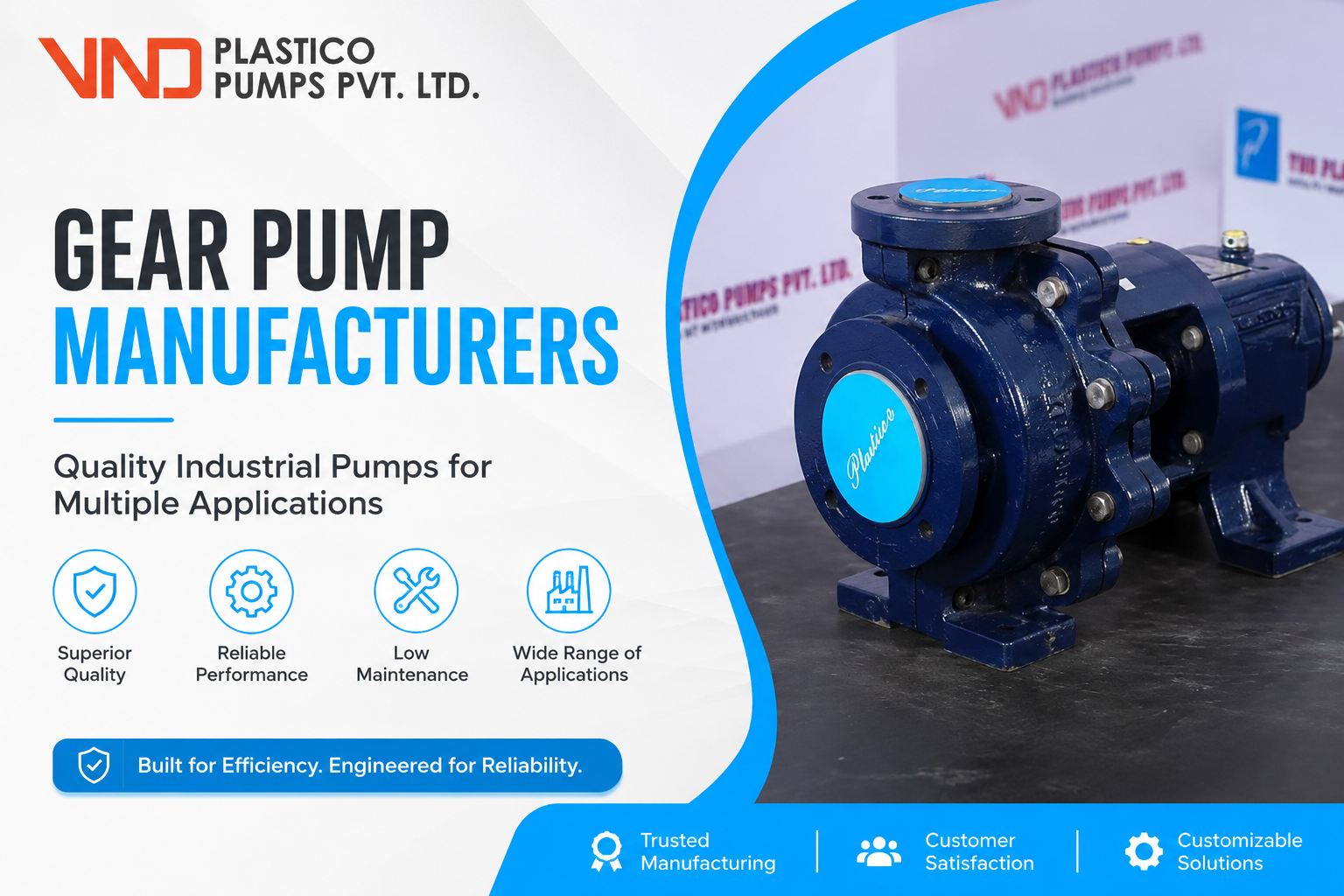 Trusted Gear Pump Manufacturers for Hydraulic and Oil Industries